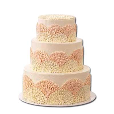 "Designer Wedding Cake - 5 Kgs (3 step) - Click here to View more details about this Product